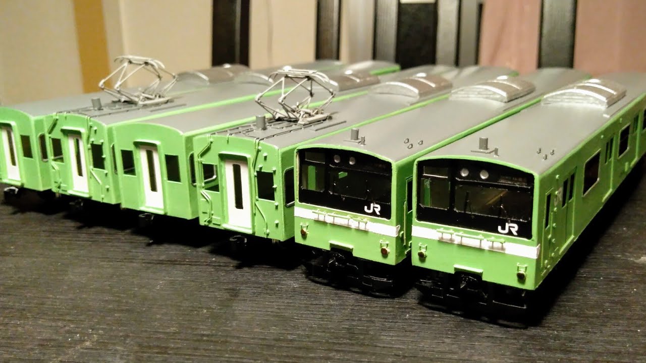 【紙製自作】JR大和路線201系の作り方  JR201series Train in JAPAN / Hand made / paper train model
