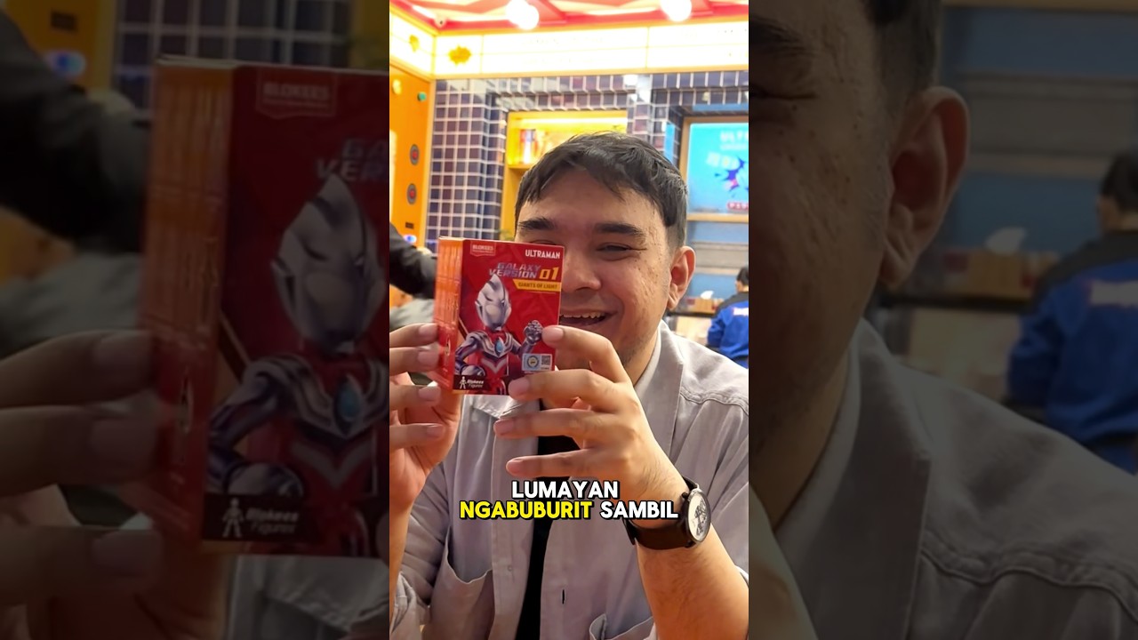 AGAMDADAM KENA ZONK & HOKI UNBOXING BLINDBOX ULTRAMAN 😅