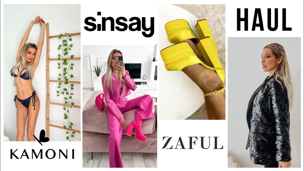 ПОКУПКИ ОДЕЖДЫ С ПРИМЕРКОЙ SINSAY. ОБУВЬ ZAFUL. КУПАЛЬНИКИ KAMONI 🎬 KARINA PAPAG