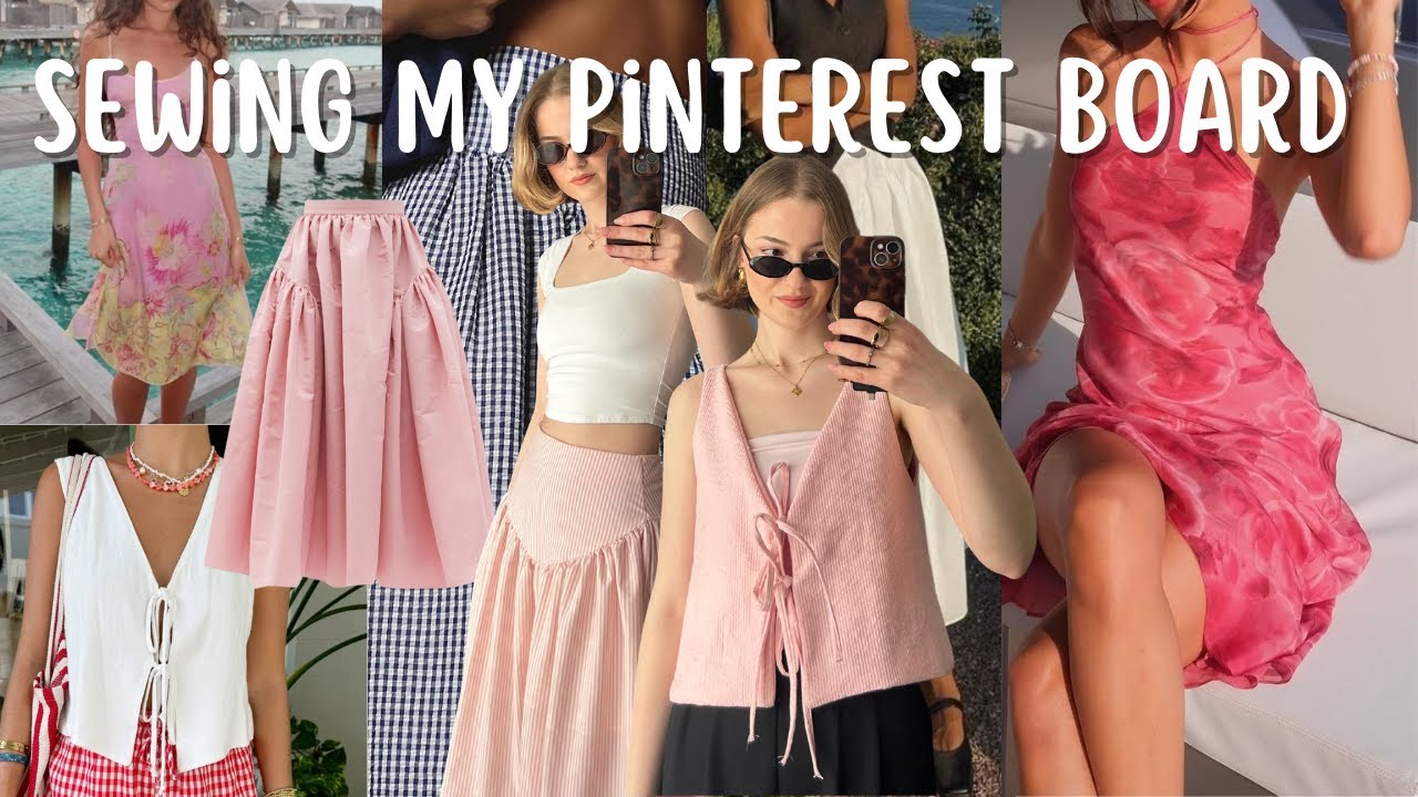 SEWING MY DREAM PINTEREST WARDROBE FOR SPRING & SUMMER 🌷