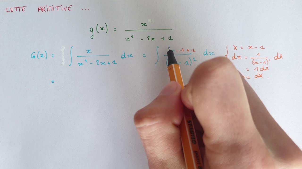 Cette PRIMITIVE permet de REVOIR BEAUCOUP de NOTIONS – Exercice Corrigé - Maths Prépa Licence