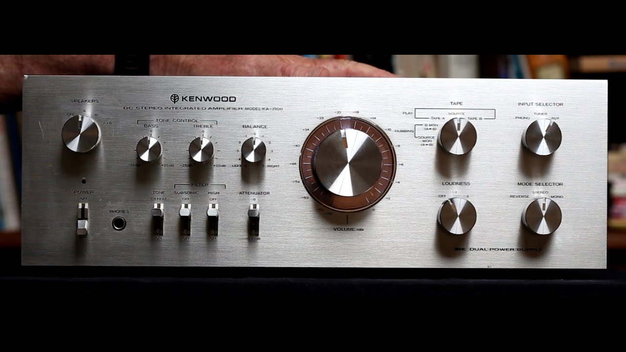 Интегральный усилитель Kenwood KA-7100 — обзор винтажной аудиотехники, выпуск №21