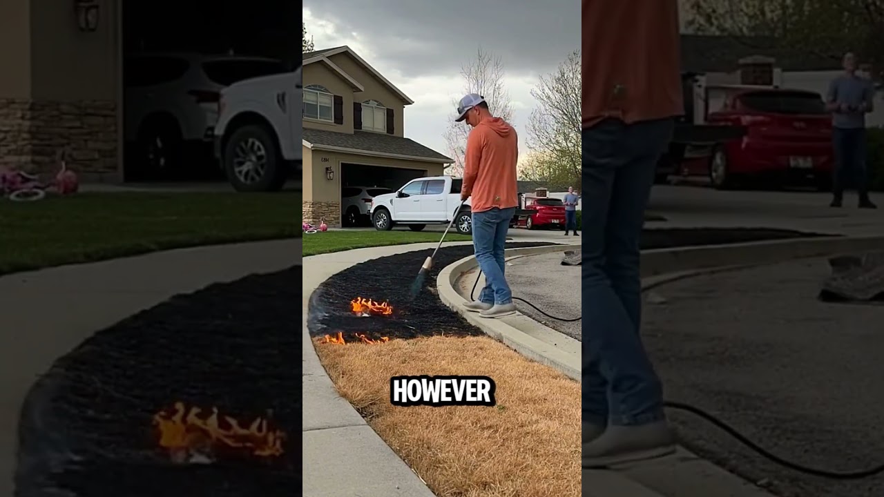 Why Did This Man Burn His Lawn? 🔥🌱 You Will Be Surprised Why! 😲