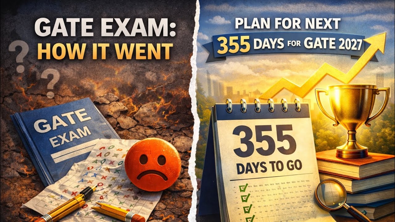 Just Attempted GATE…What's Next? | 355 Days Strategy for GATE 2027