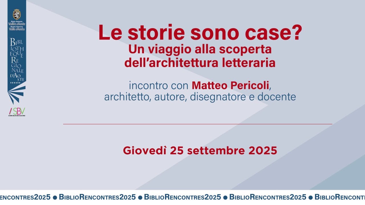 BiblioRencontres - Le storie sono case?