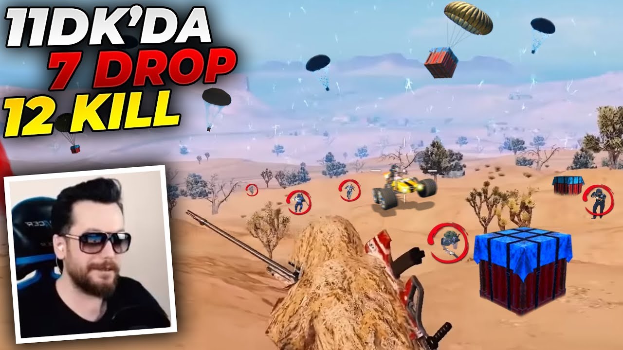 11 DAKİKADA 7 DROP 12 KİLL - Pubg Mobile