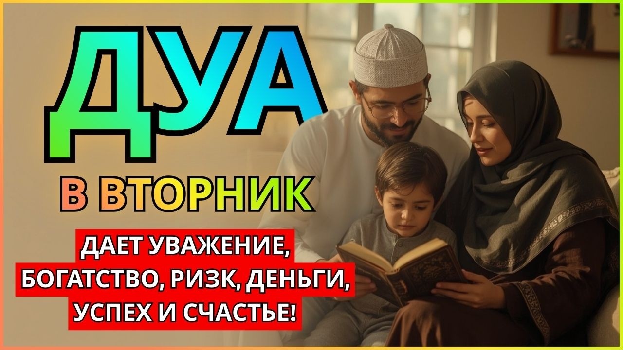 САМАЯ СИЛЬНАЯ ДУА ВО ВТОРНИК! РИЗК, БОГАТСТВО, УСПЕХ, СЧАСТЬЕ!