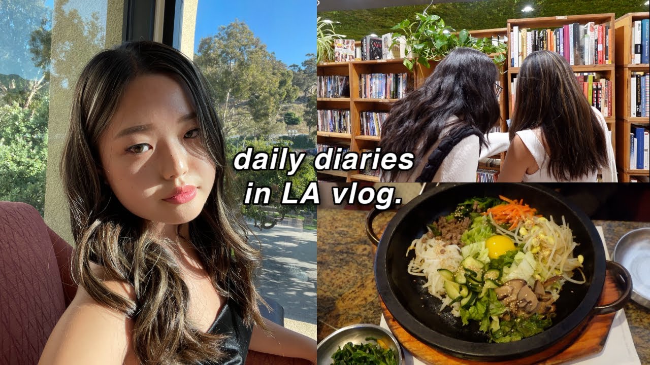 📚 Daily Diaries | san diego trip with boyfie, aesthetic book stores, food & friends 🥘