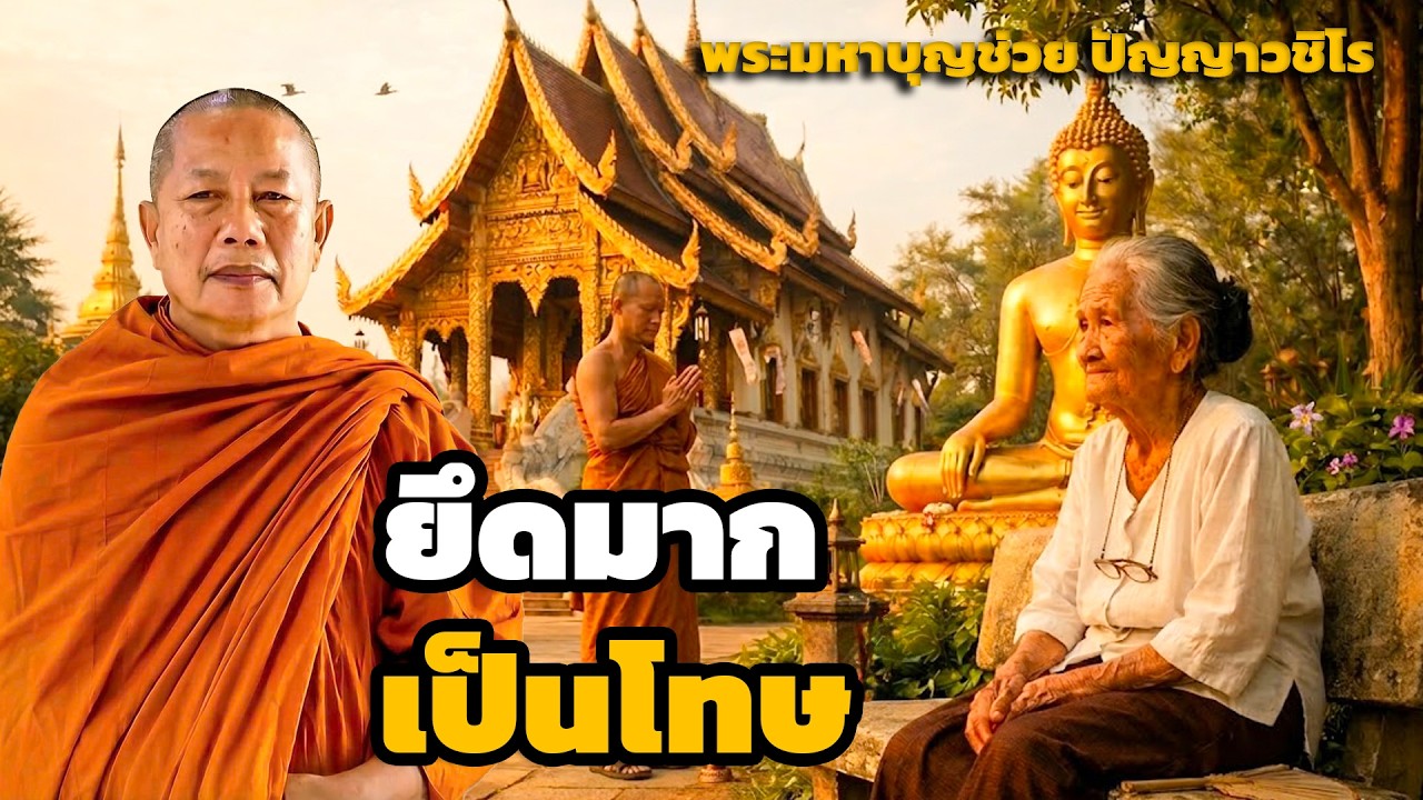ยึดมาก  ไม่รู้จักปล่อยวางก็เป็นทุกข์ เปรตหนู งู ธรรมะคลายทุกข์ พระมหาบุญช่วย ปัญญาวชิโร 1