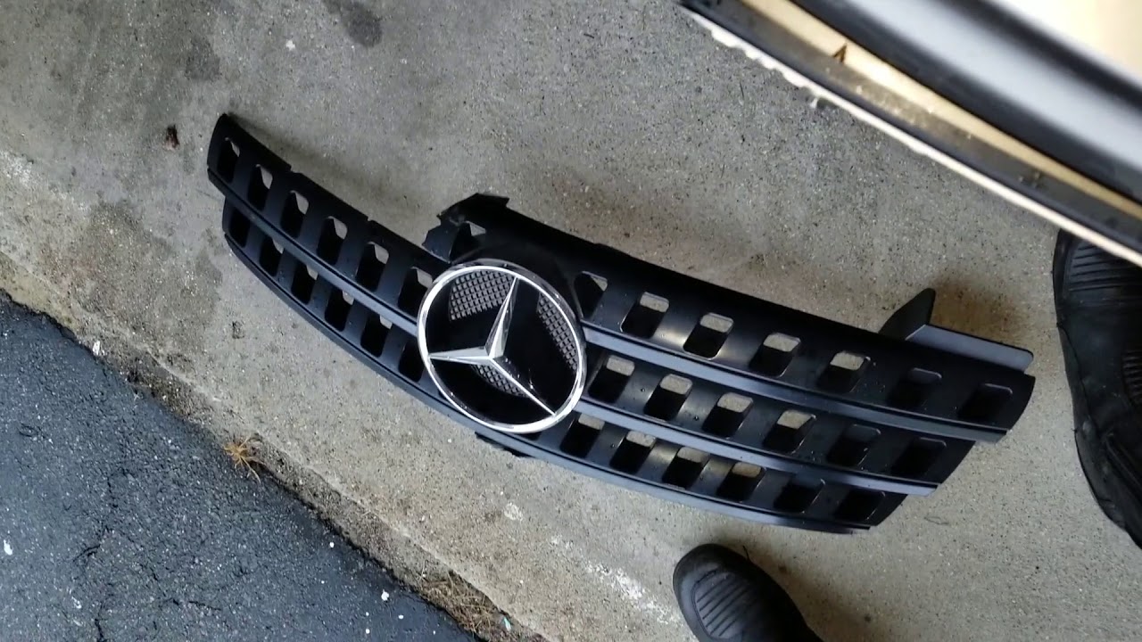 How to Upgrade Mercedes Benz Front Hood Grille