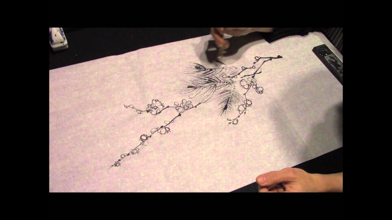 Ogawa Ryu - Sumi-e Expressive 松竹梅  SHOUCHIKUBAI - 2015