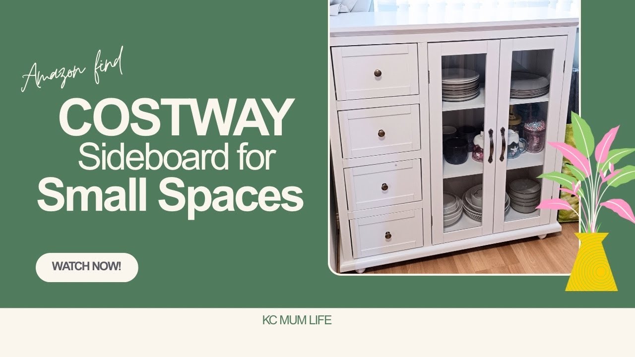 COSTWAY Small Sideboard | Amazon Find | Flatpack Furniture Assembly Reality | KC Mum Life