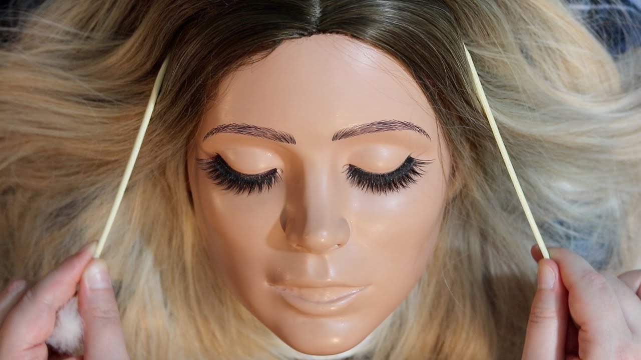 ASMR on Doll / All Face & Head Scratching / Dry Sounds / No Talking / Left & Right Sounds