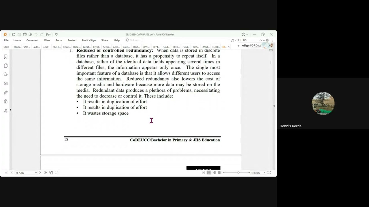 EBS285D DATABASES WEEK 2