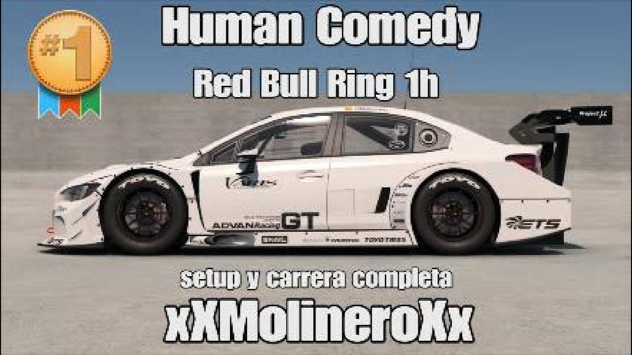 Human Comedy Red Bull 1h Setup y carrera completa