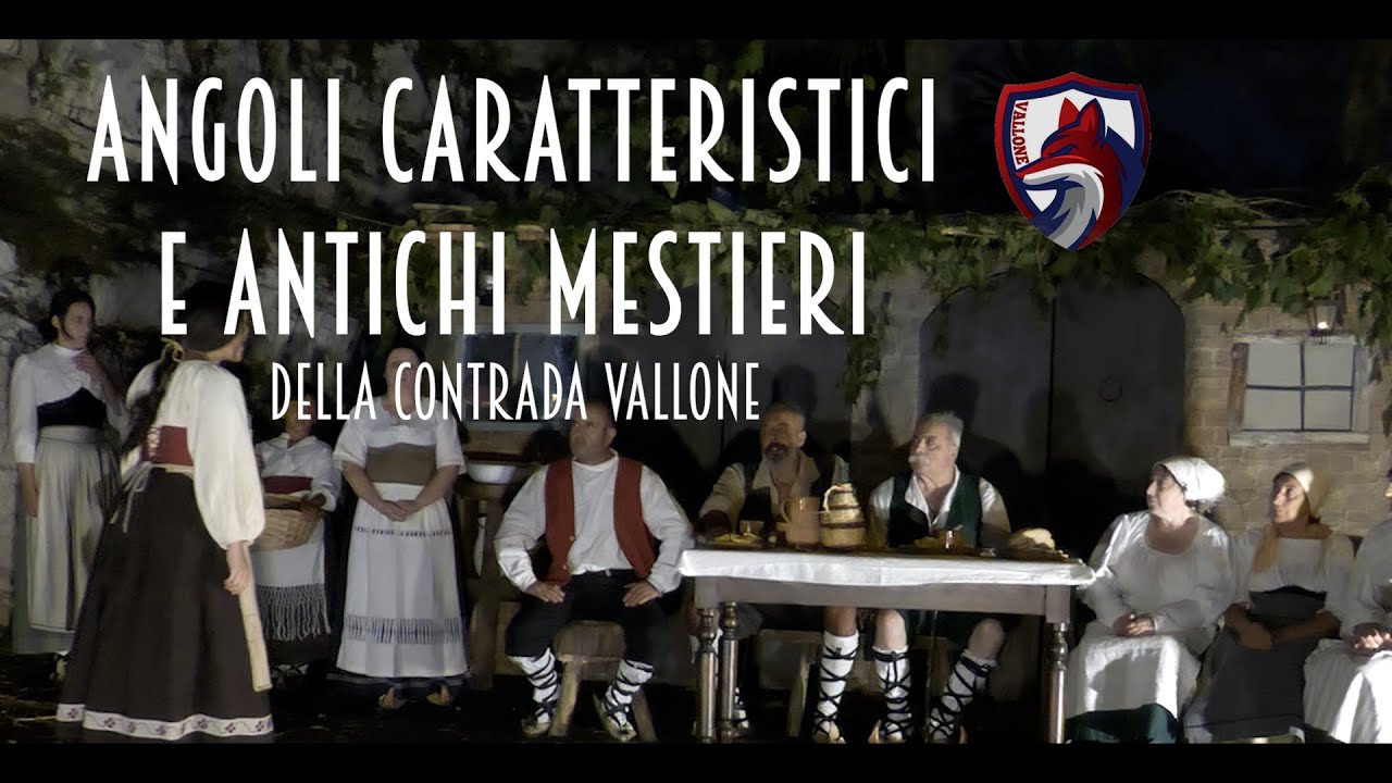 GONFALONE 2025 - Angolo caratteristico della contrada VALLONE 