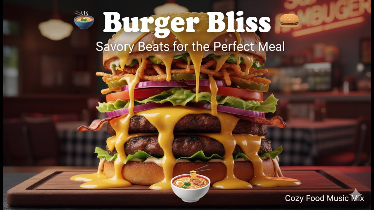 Burger Bliss 🍔 | Cozy Music to Eat & Chill (Food Beats Mix)