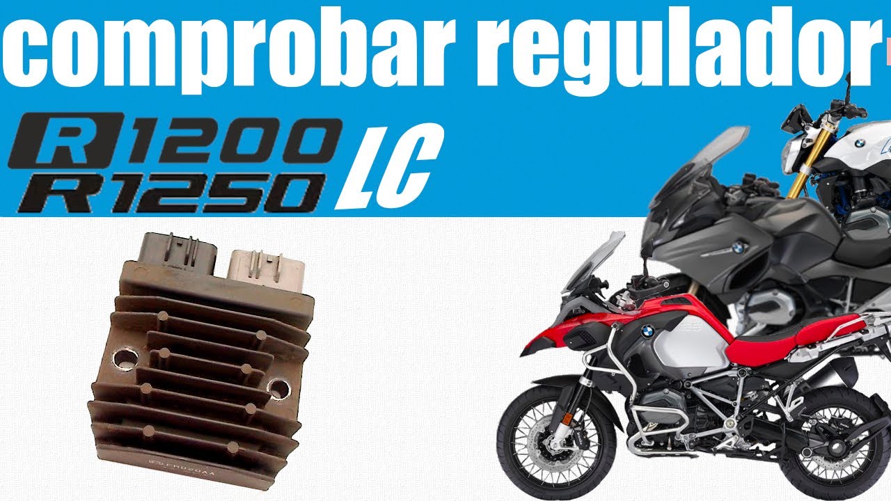 Comprobar regulador rectificador moto BMW R 1200 1250 LC GS RT R RS ADV