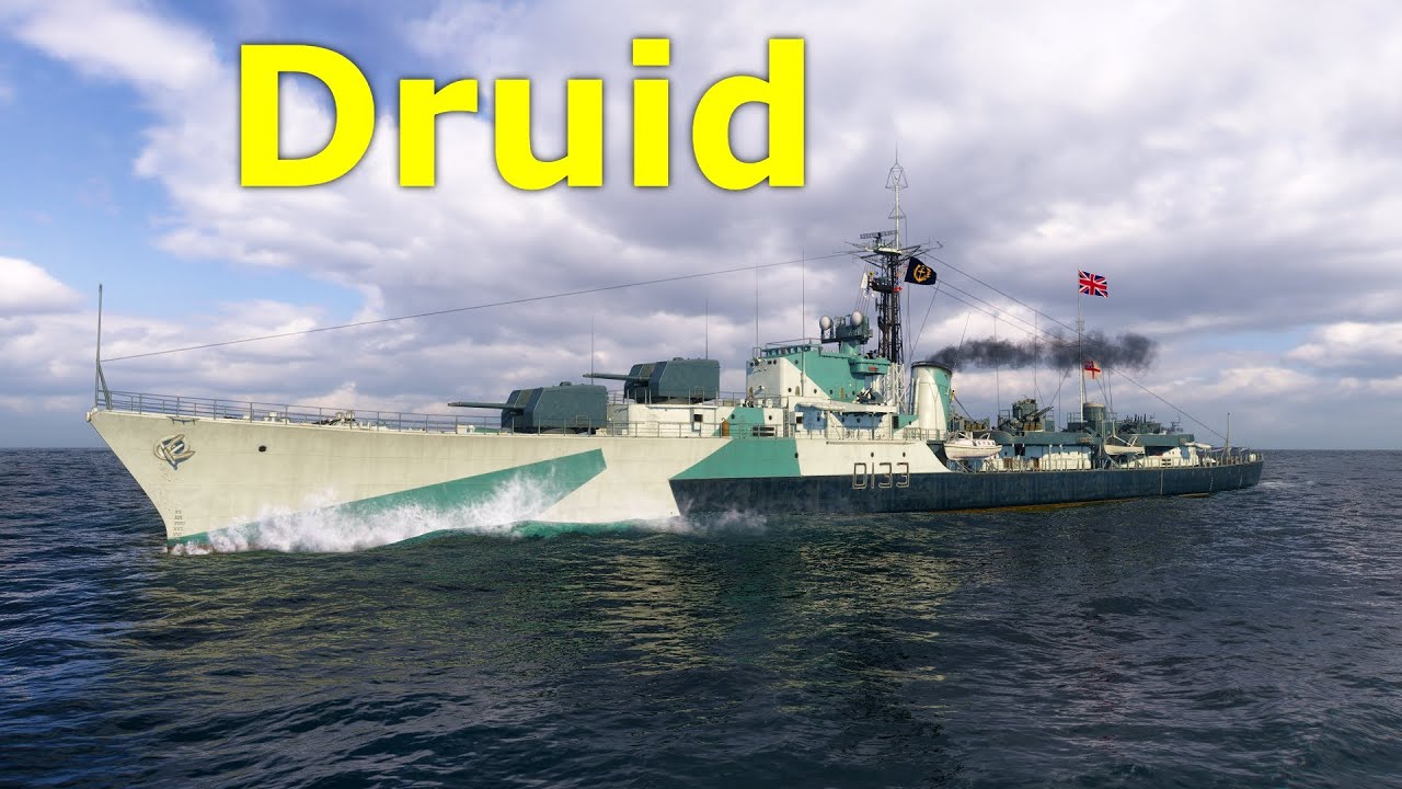 World of WarShips Druid - 4 Kills 260K Damage