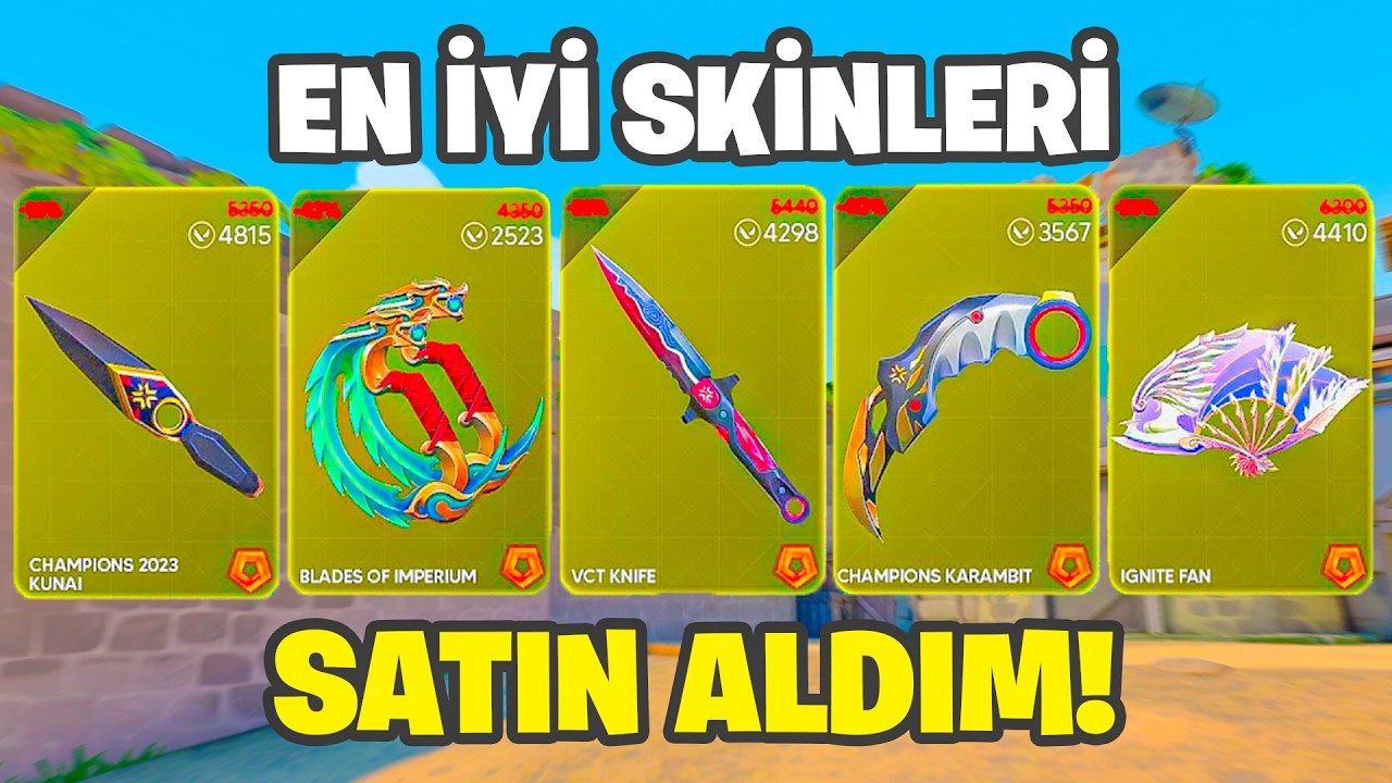 Valorant'ta +30 Tane Gece Pazarı Açıp EN İYİ SKİNLERİ aldım.