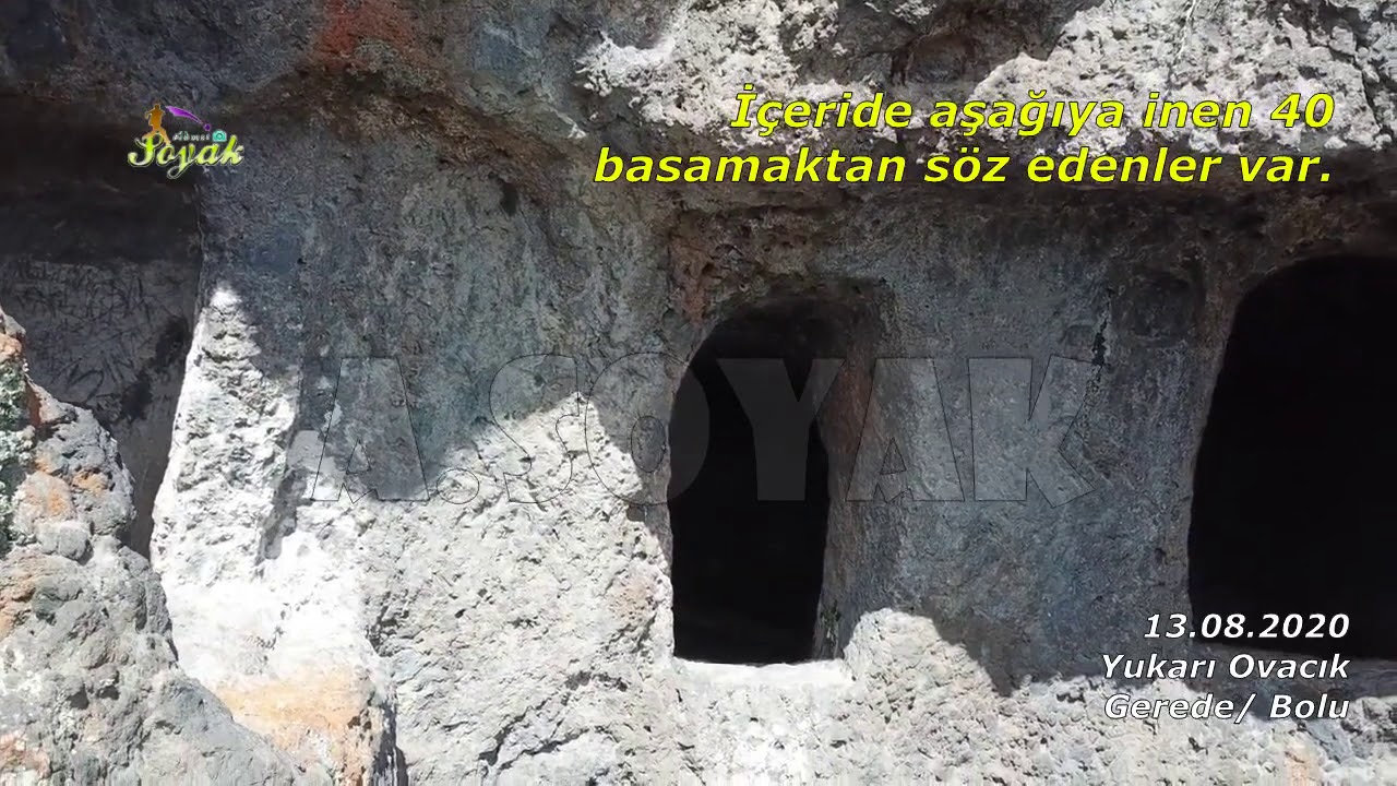 Yukarı Ovacık'ta sahipsiz bir antik kaya  yerleşimi (Gavur ini-Gavur Kayası) (13.08.2020)