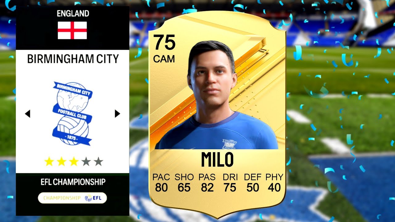 THE START OF THE MILO EA FC 24 PLAYER CAREER MODE # 1