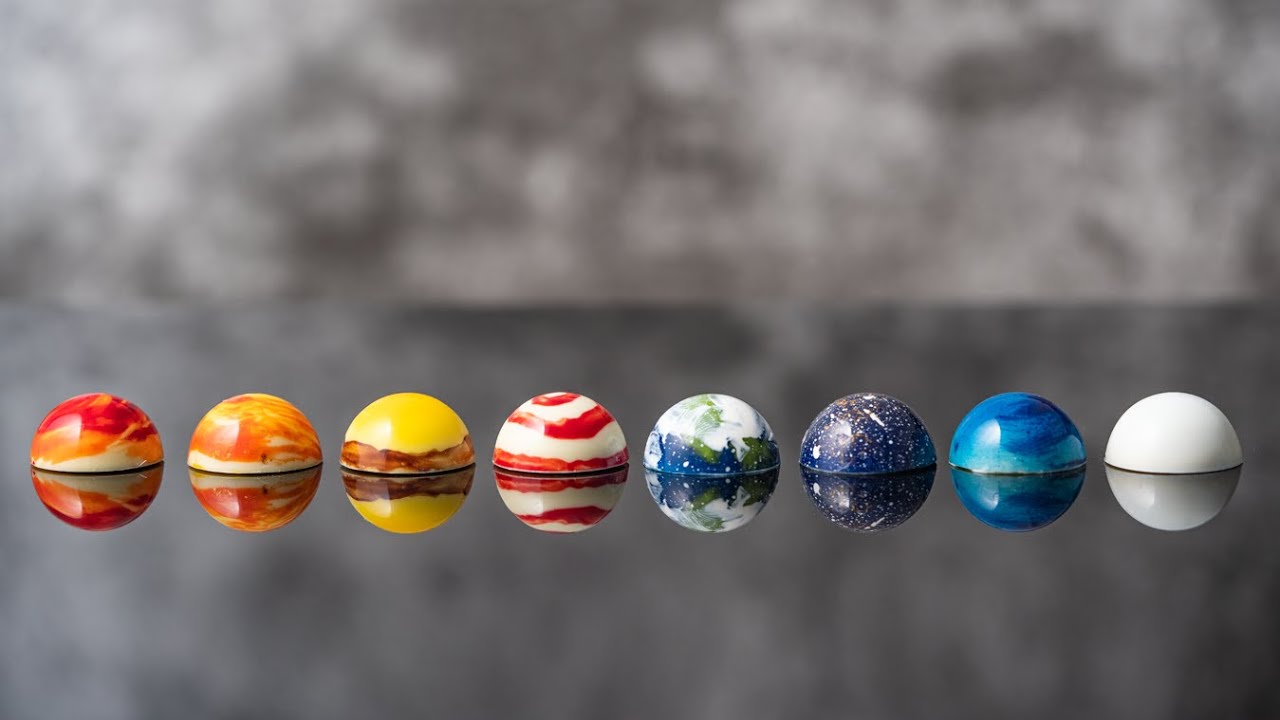 遨游太空并不难......信么【八大行星巧克力】Planet Chocolate Bonbon | Q BAKE