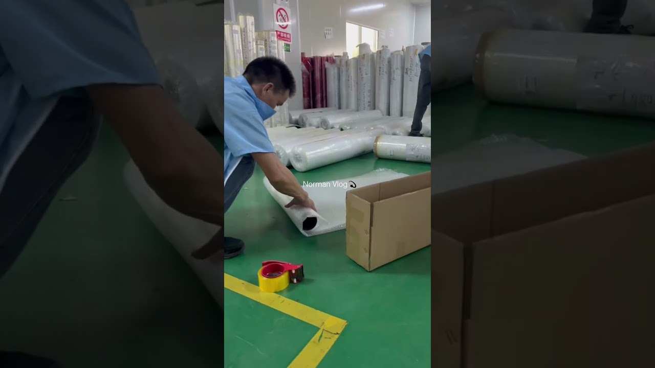 Inside Norman New Material-Advanced DTF film Production and Packaging Service #dtf #machine #factory