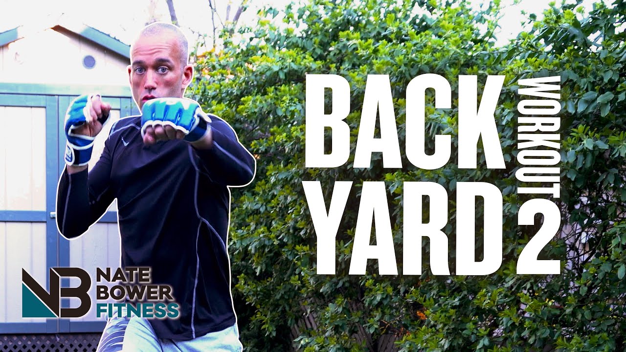 30 Minute Back Yard Boxing Workout 2 | NateBowerFitness