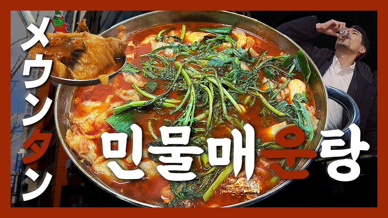【맛집】 백종원씨의 단골집이라는 숨겨진 맛집. 가짜 고독한미식가가 간다 『고독한 민물매운탕』 (KOR/JPN sub)