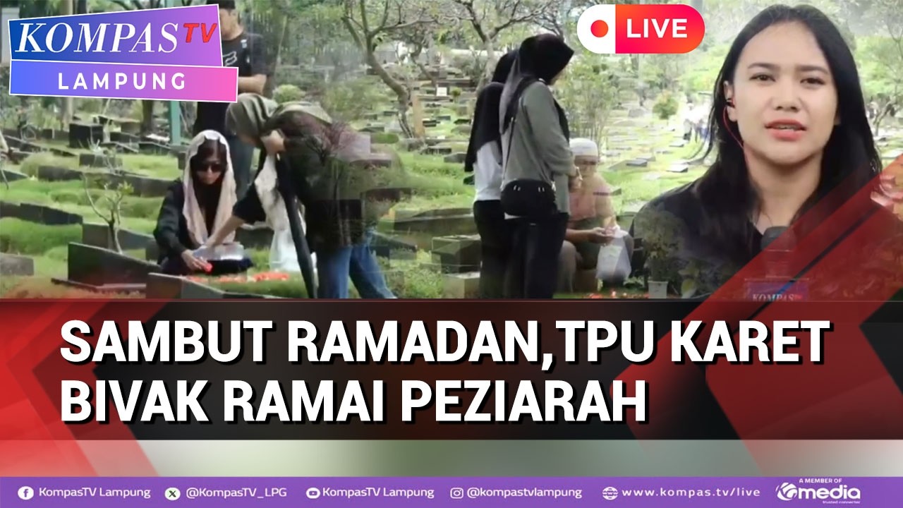 Terkini, Sambut Ramadan,TPU Karet Bivak Ramai Peziarah