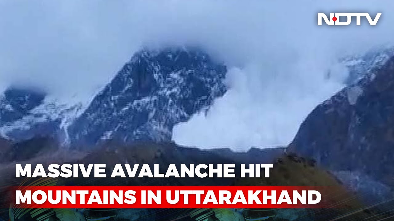 Video: Massive Avalanche Hits Mountains Around Kedarnath Temple