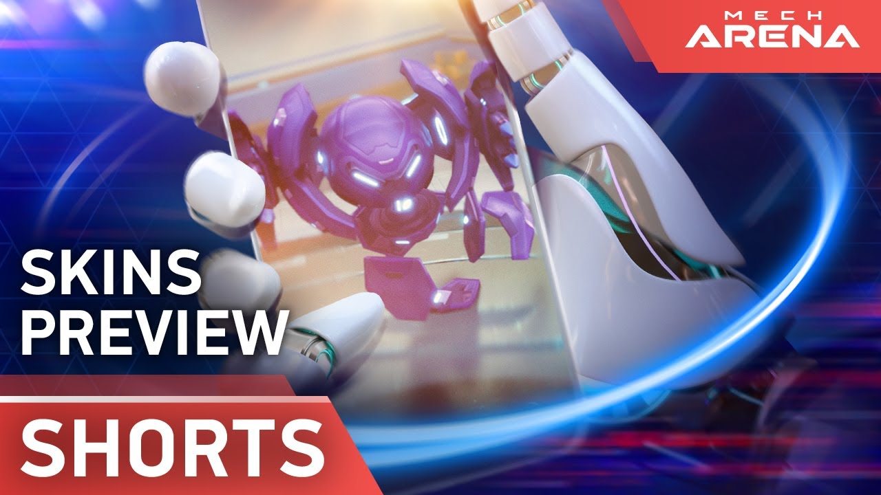 😻Juggernaut CAN'T CATCH UP with Surge | Legendary Adorabot Skin | Mech Arena Teaser #Shorts