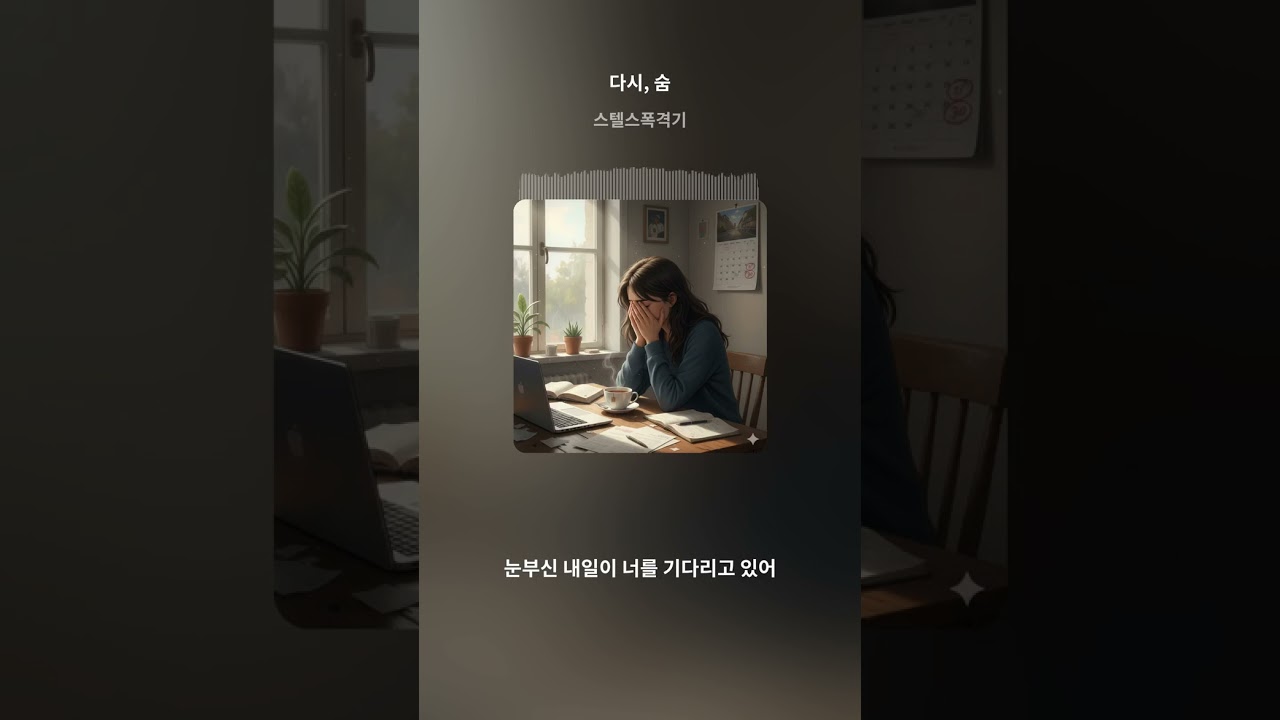 지금 삶이 버거운 당신에게 들려주고 싶은 노래 | 다시 숨 (Lyrics)
