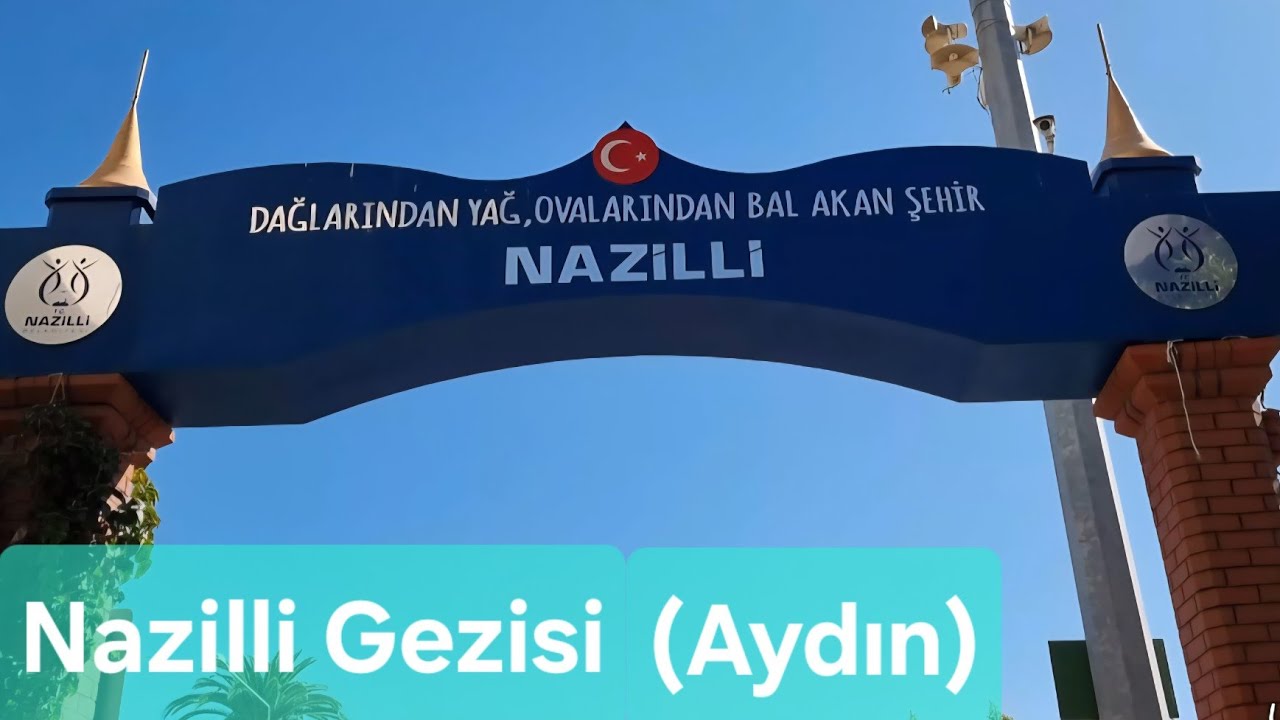 Nazilli (Aydın) Gezisi / 4K/ Arpaz Beyler Konağı, Nazilli Pidesi, Mastaura, Uzun Çarşı, Sümer Park