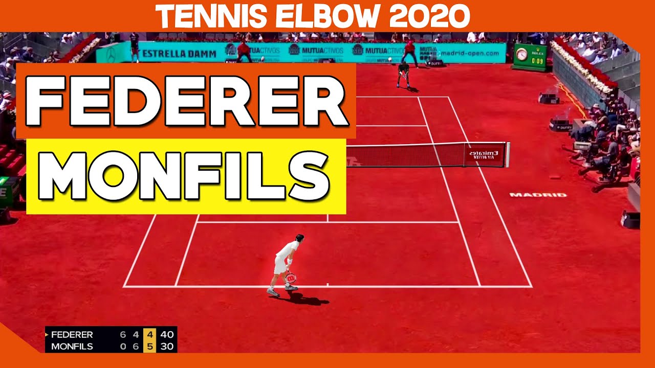 TENNIS ELBOW 2020 : FEDERER vs MONFILS 🎾 (Madrid 2019)
