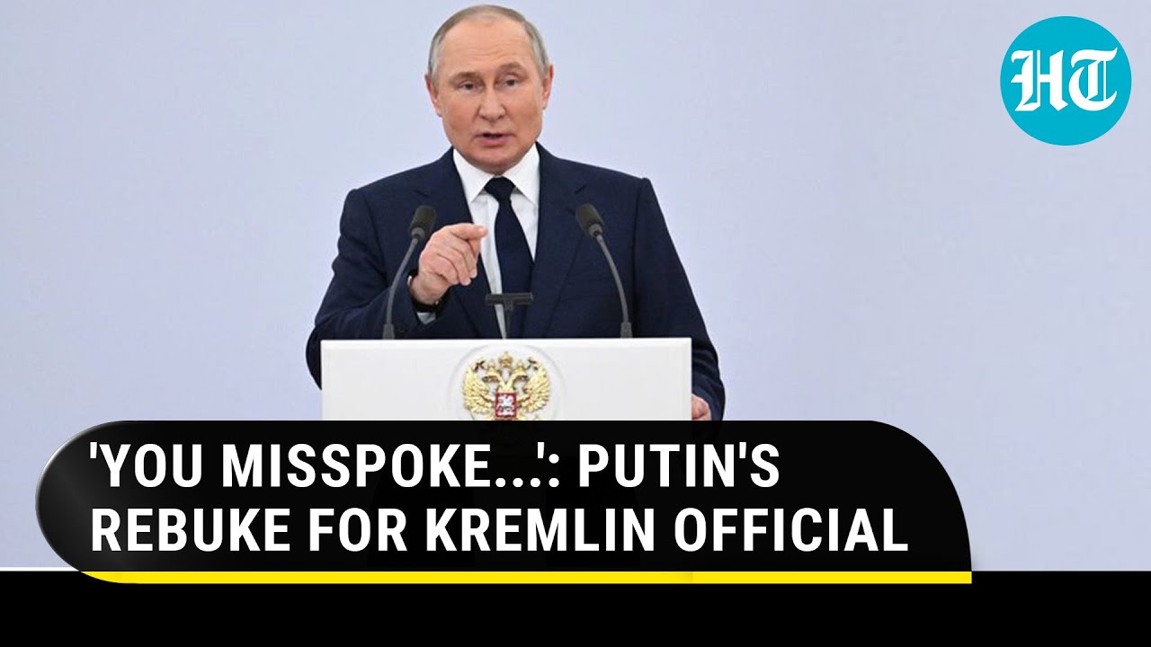 Putin reprimands Kremlin official for saying, 'Russia not the best country&rsquo; amid war | Watch