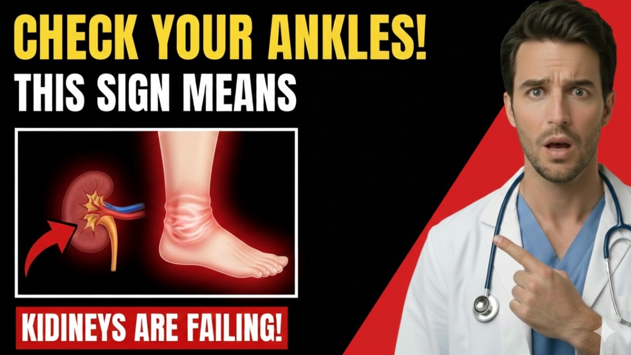 Nephrologist: If You See THIS in Your Ankles, Your Kidneys Are Failing