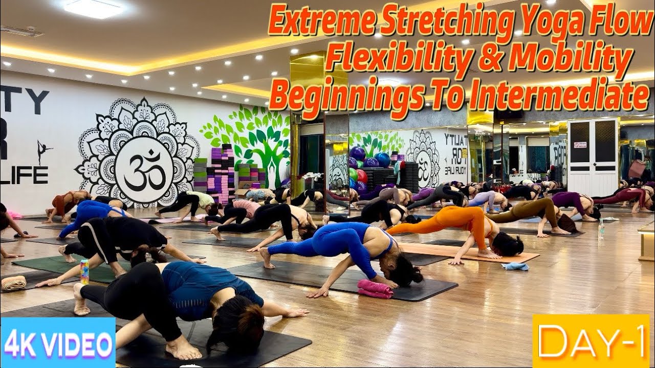 DAY-1 Extreme Stretching Yoga  Flow Flexibility & Mobility | Master Ranjeet Singh Bhatia |