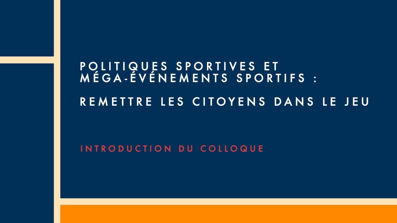 Introduction du colloque