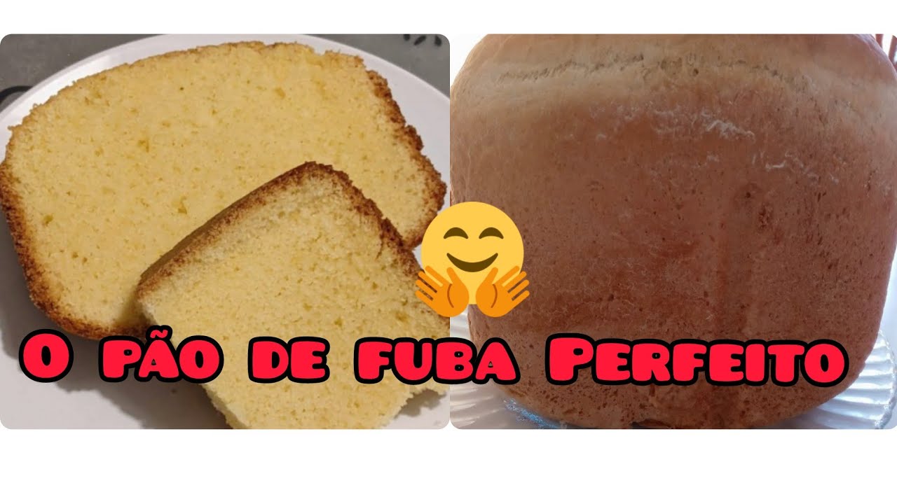 faça seu melhor pão de fubá na panificadora❤