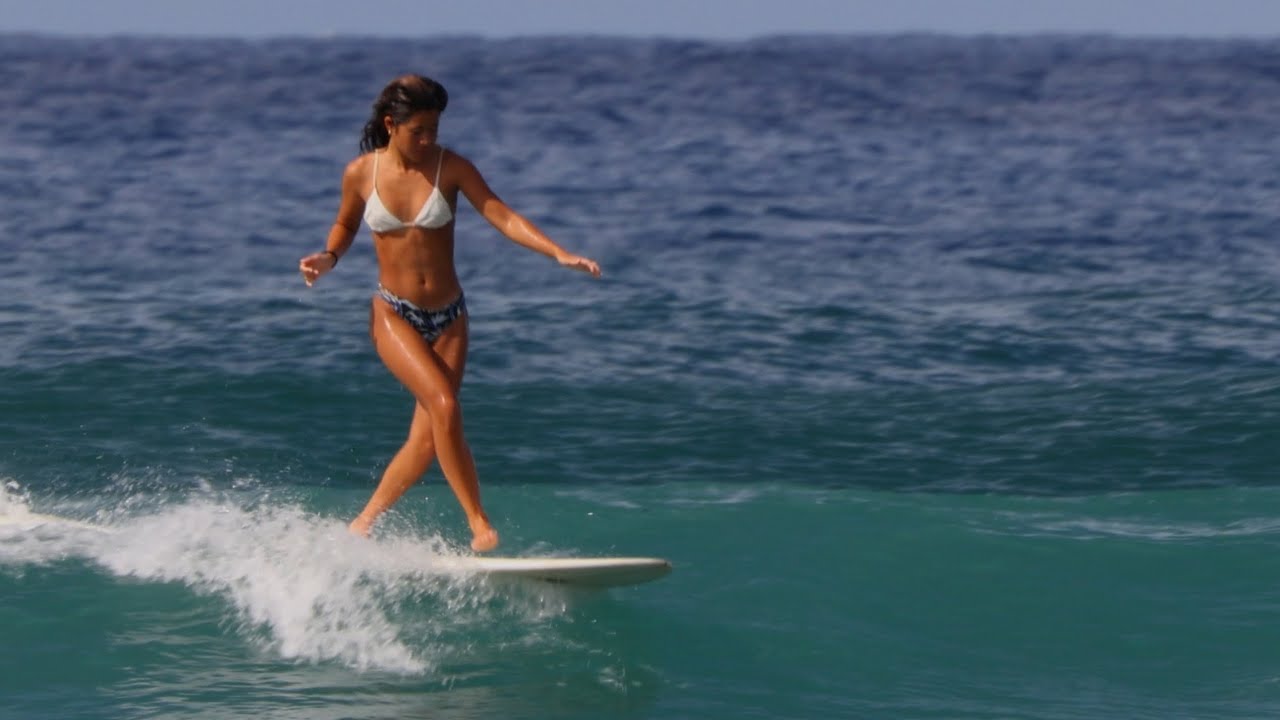Surfing Oahu's south shore to some island tunes