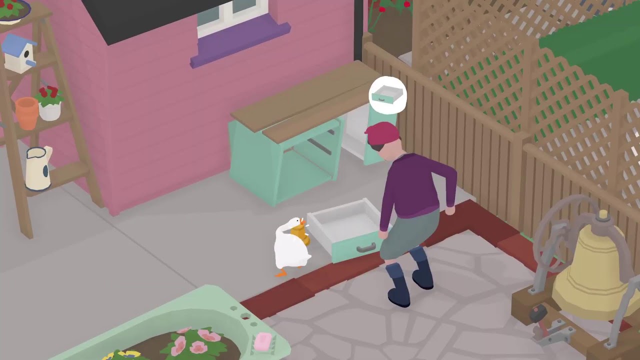 لعبه untitled goose game كامله ps4