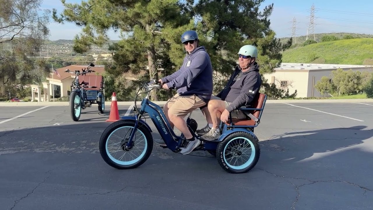 1500w Electric Bike Rickshaw! Meet the All New Dual Motor, Dual Battery EBike Rickshaw!