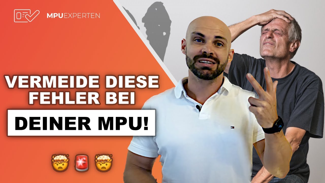 Vermeide diese 3 Fehler bei der MPU 2023 um deine MPU zu bestehen 🤯 | Idiotentest leicht gemacht