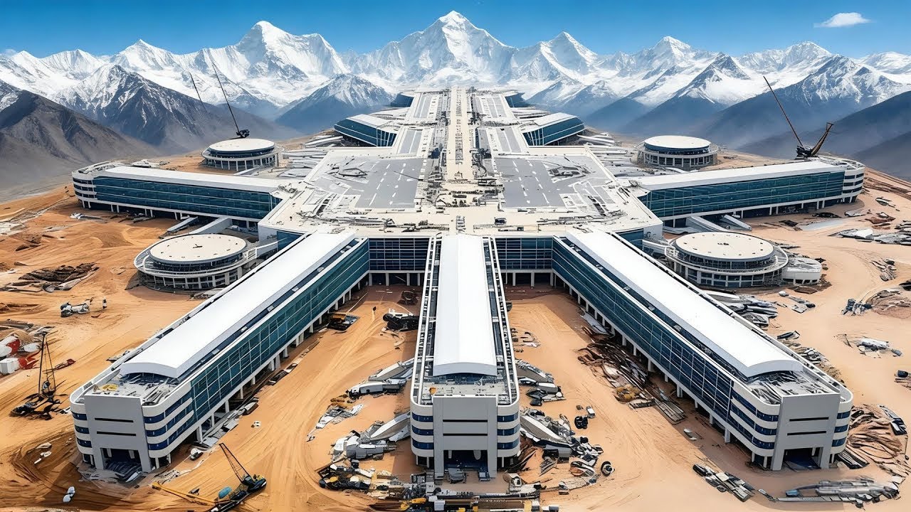 A China construiu um aeroporto onde avi&otilde;es n&atilde;o deveriam voar