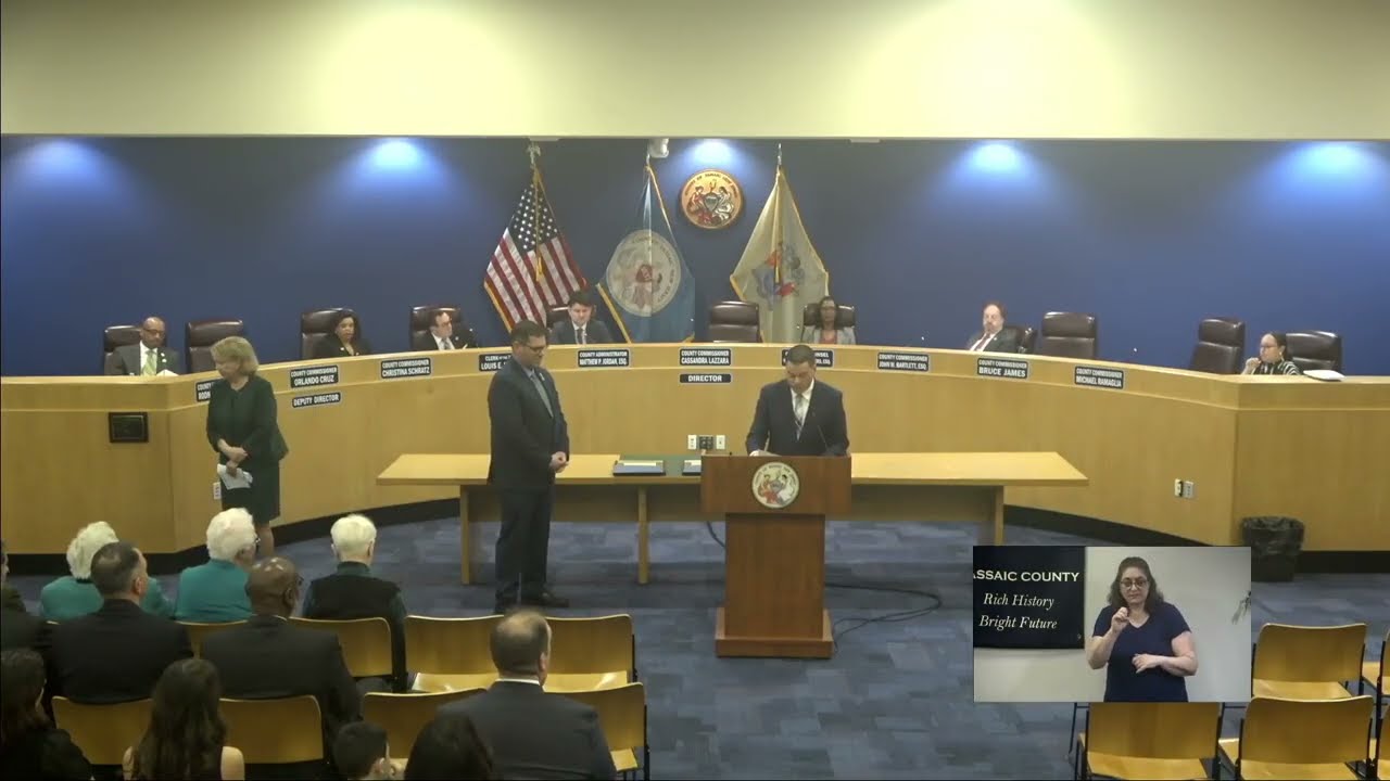 March 10, 2026 Meeting of the Passaic County Board of County Commissioners