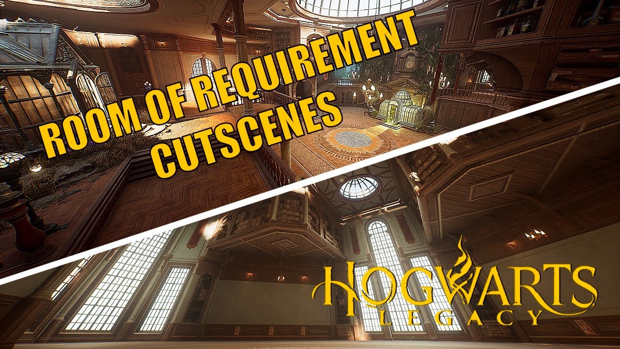 Hogwarts Legacy | All Room of Requirement Main and Vivarium Expansion Cutscenes