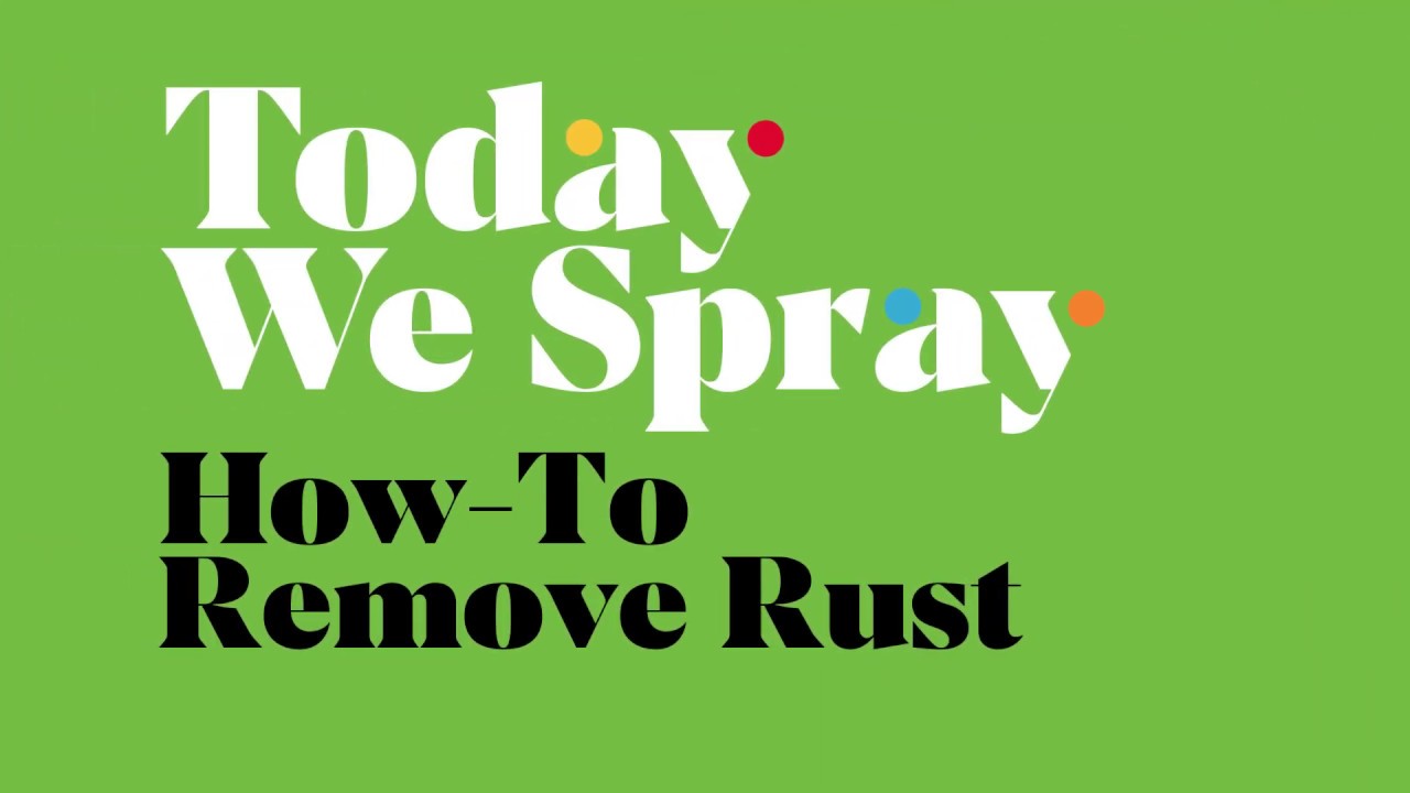 Krylon&reg; Spray Paint | How To Remove Rust