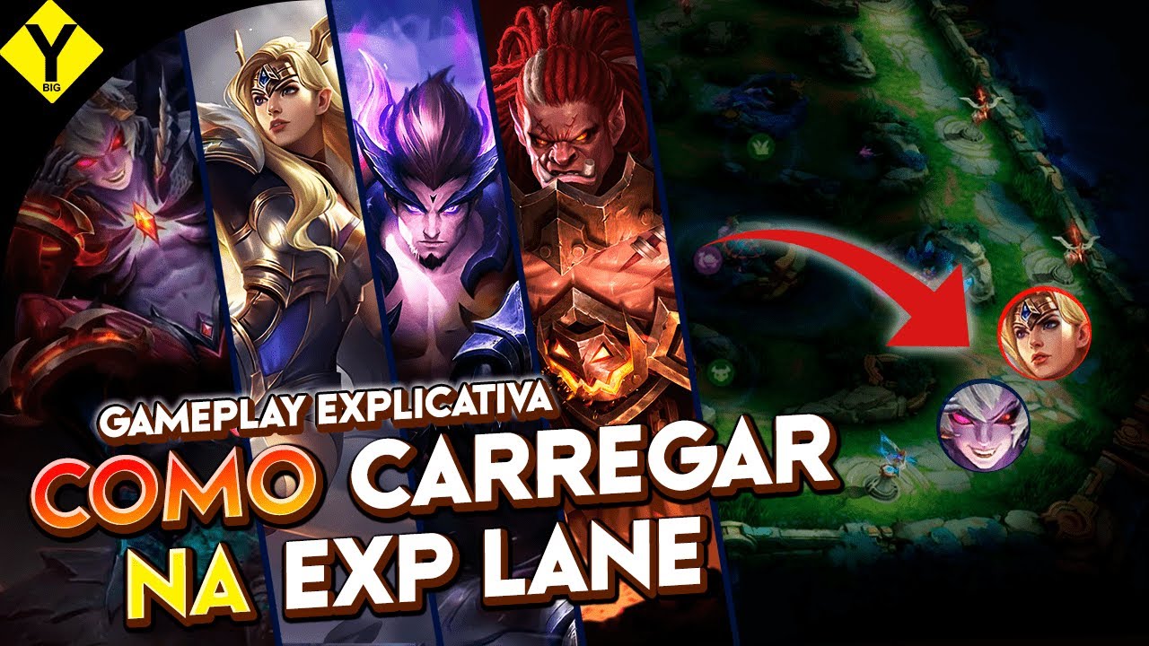 COMO CARREGAR NA EXP LANE JOGANDO NA DESVANTAGEM
